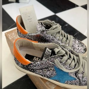 golden goose glitter sneakers!